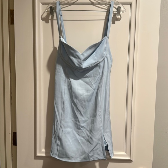 NWT Princess Polly Briana Mini Dress Blue size 8 - Picture 4 of 6